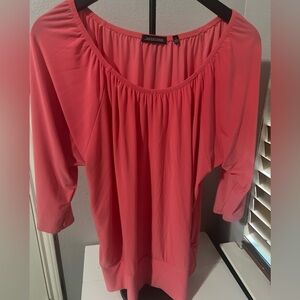 NOTATION WOMEN’S SCOOP NECKLINE 3/4 sleeves
CORAL PINK SIZE LARGE